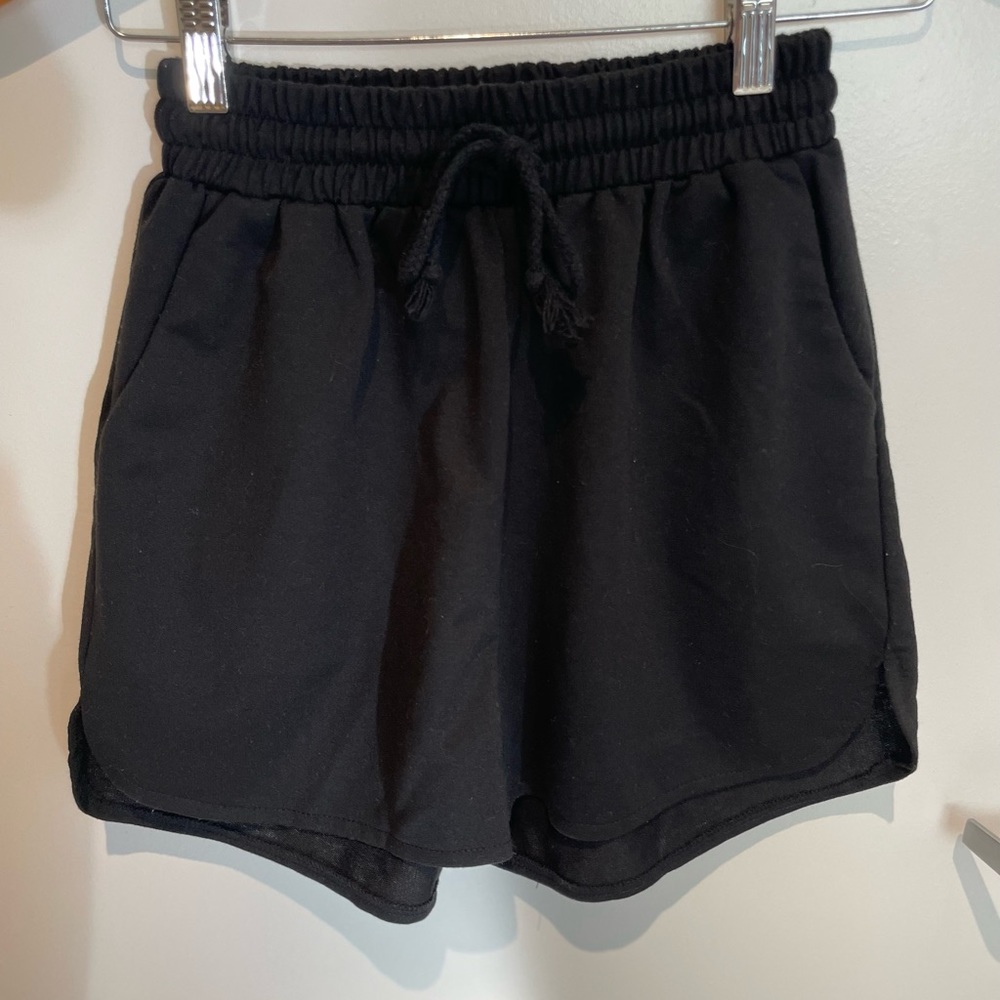 Casual black shorts